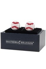Smather's & Branson Cuff links Baseball