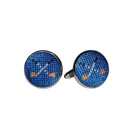 Smather's & Branson Cuff links Golf Clubs Blueberry