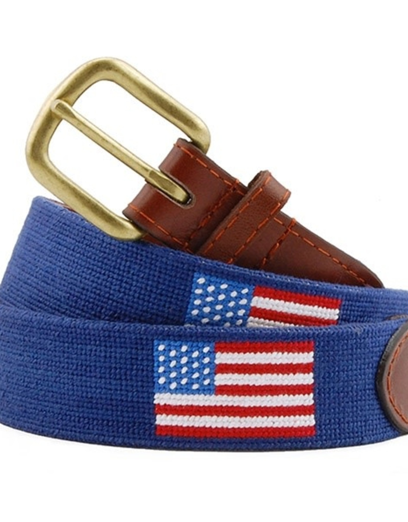 Smather's & Branson Belt American Flag Navy