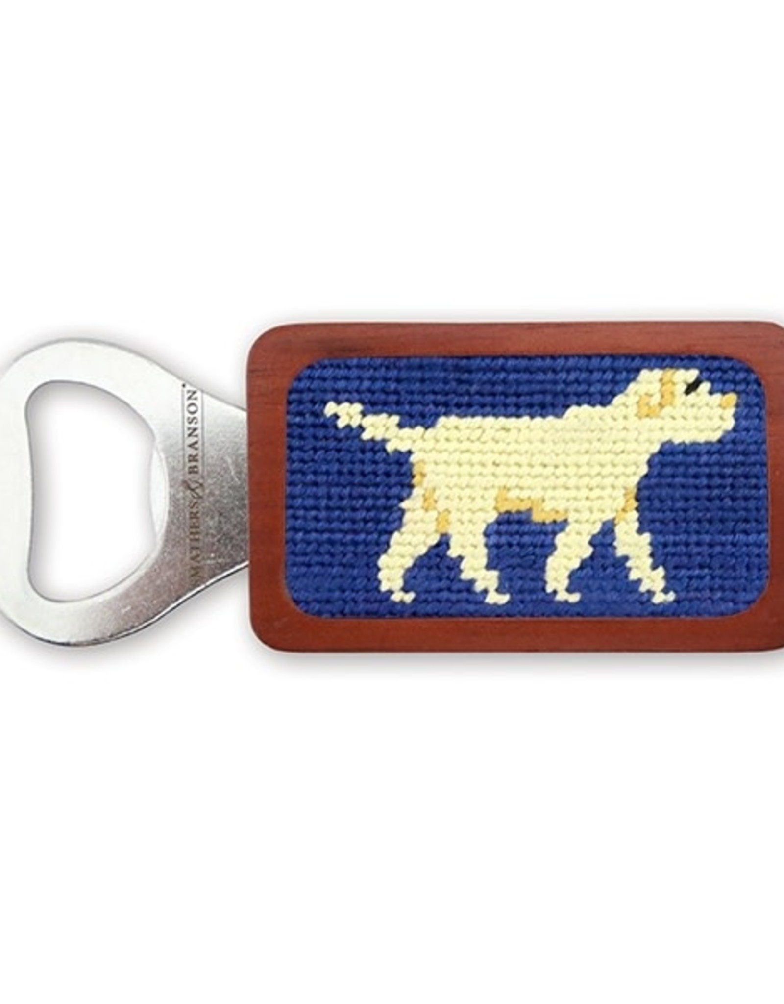 Smather's & Branson Bottle Opener Yellow Lab