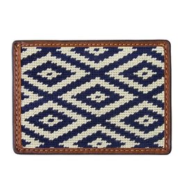Smather's & Branson Card Wallet Gaucho Mini Navy