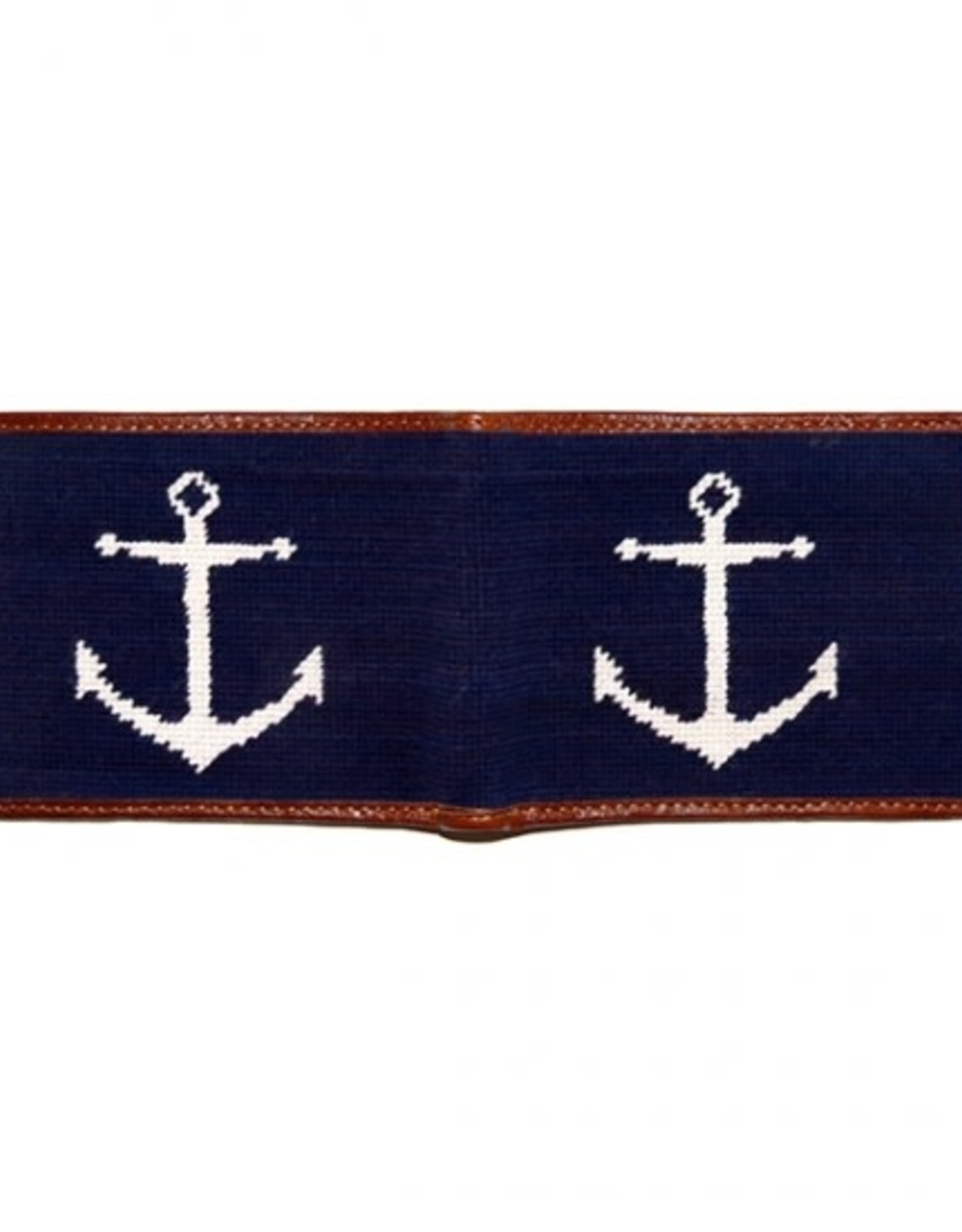 Smather's & Branson Wallet Anchor Navy