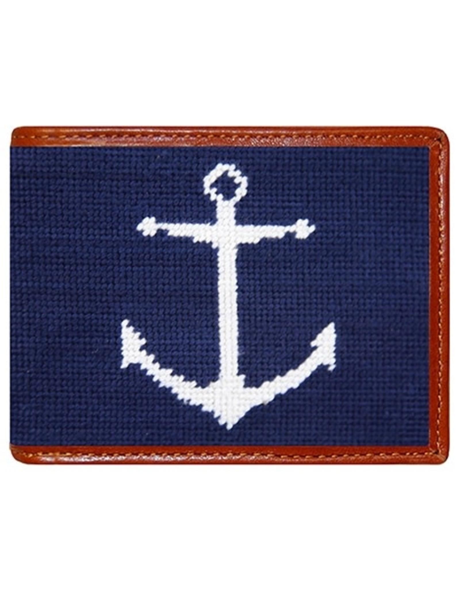 Smather's & Branson Wallet Anchor Navy