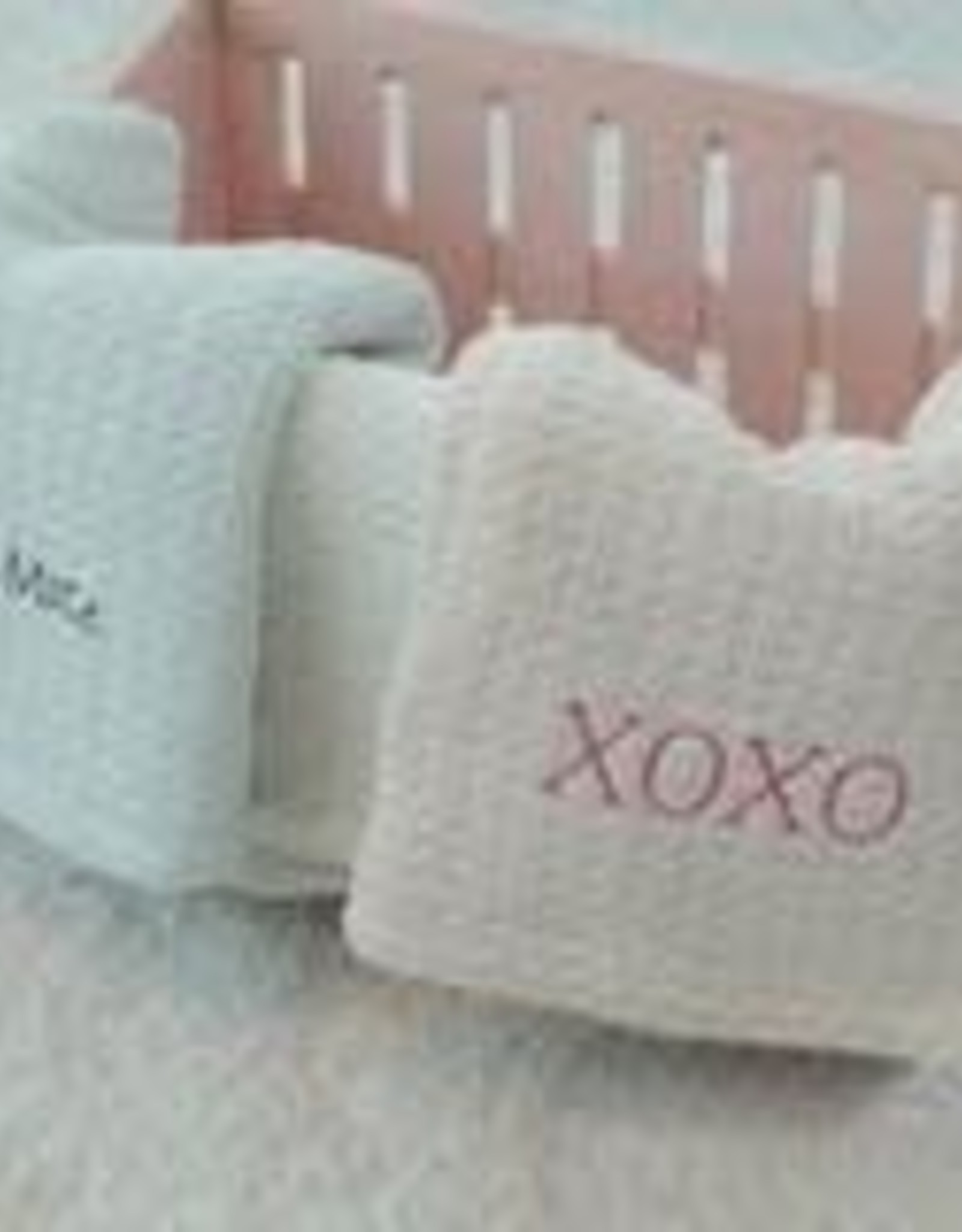 A Soft Idea Basketweave Blanket White