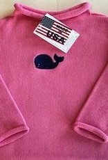 A Soft Idea Sweater Jersey Rollneck  Fuchsia
