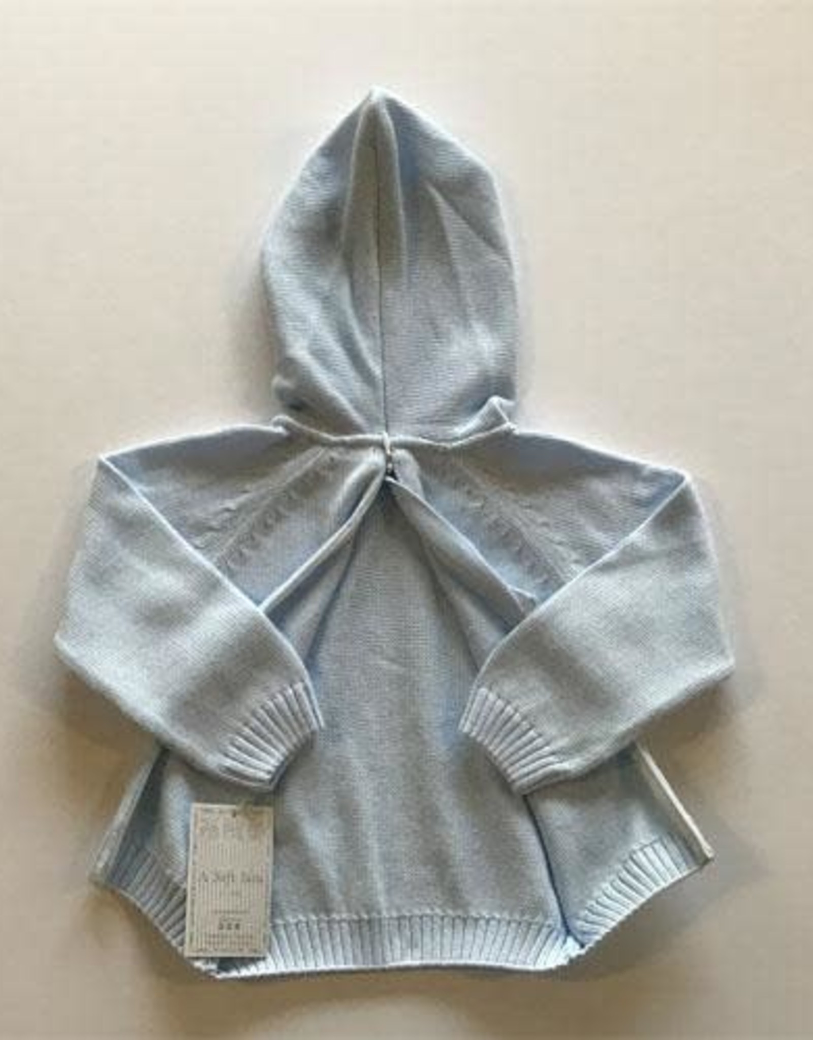 A Soft Idea Sweater Zip Back  Blue