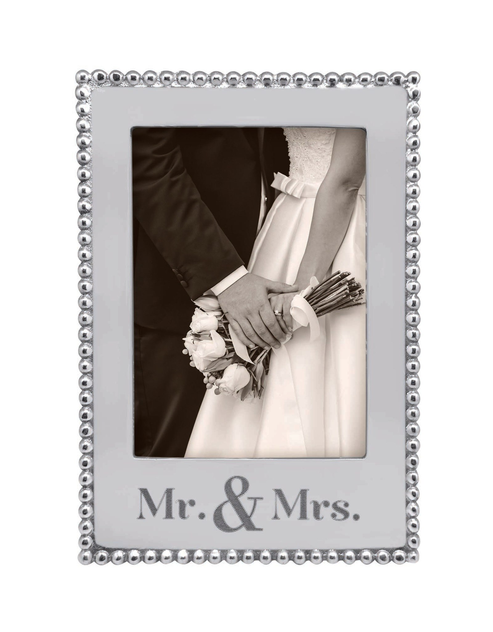 Mariposa Frame 5x7 Mr & Mrs Vertical