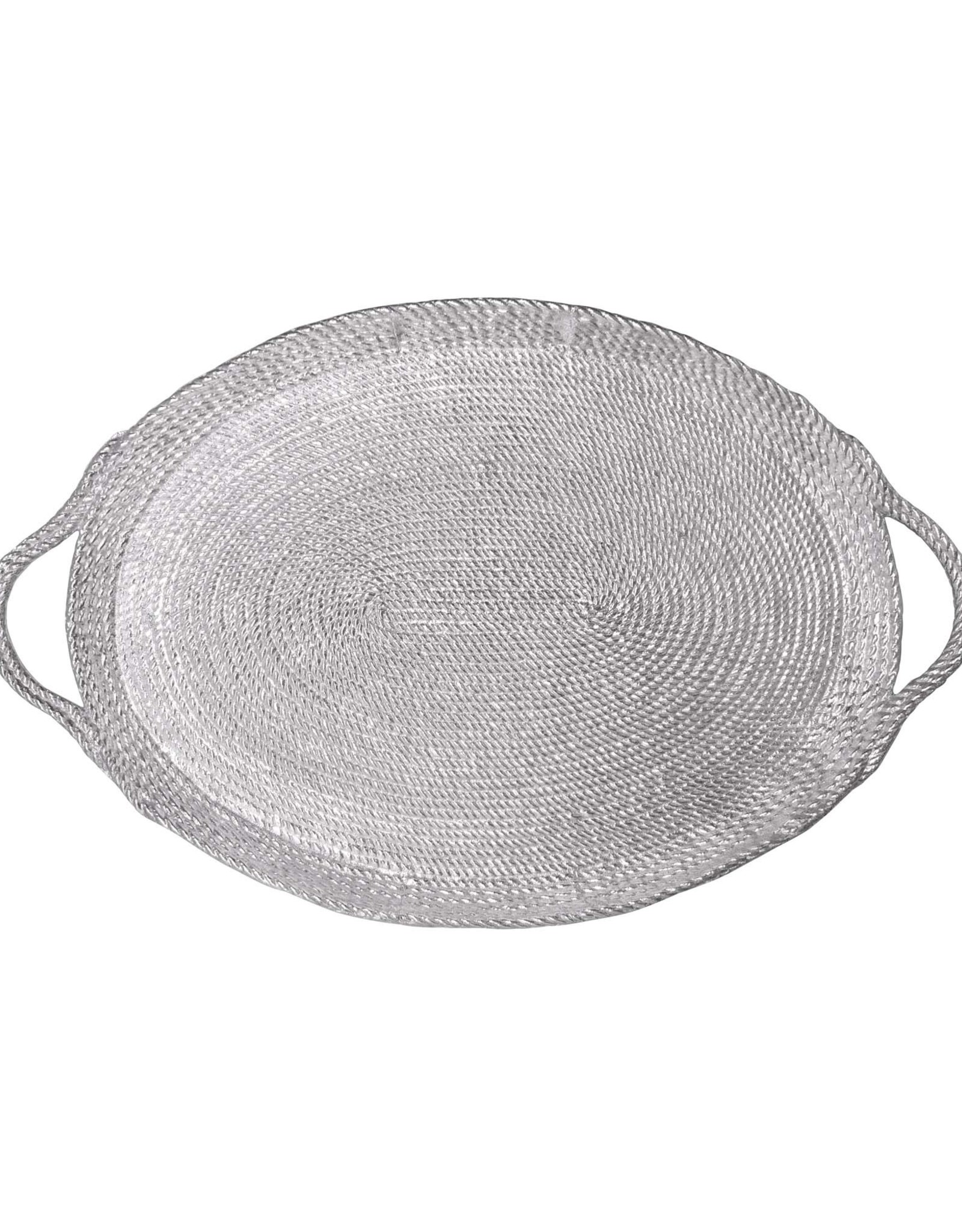 Mariposa Rope Oval Oversized Oval Tray