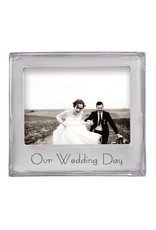 Mariposa Our Wedding Day Beaded 5x7 Frame