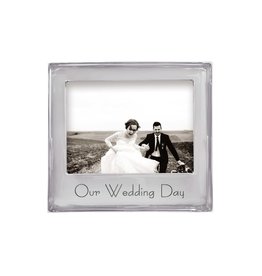 Mariposa Our Wedding Day Beaded 5x7 Frame