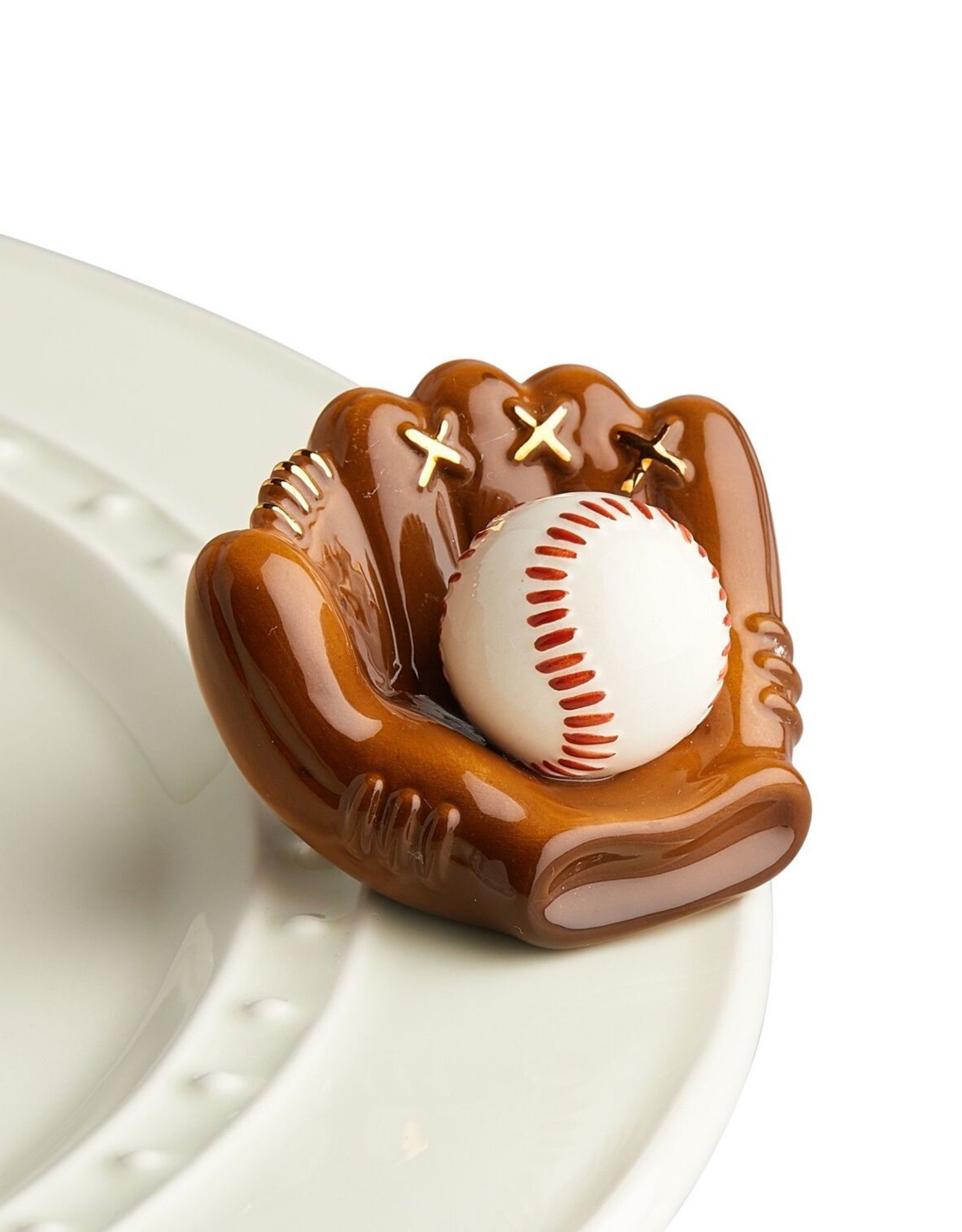 Nora Fleming Mini Catch Some Fun Baseball Mitt