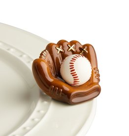 Nora Fleming Mini Catch Some Fun Baseball Mitt