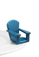 Nora Fleming Mini Chillin Chair Blue
