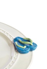Nora Fleming Mini Sunning & Funning Flip Flops