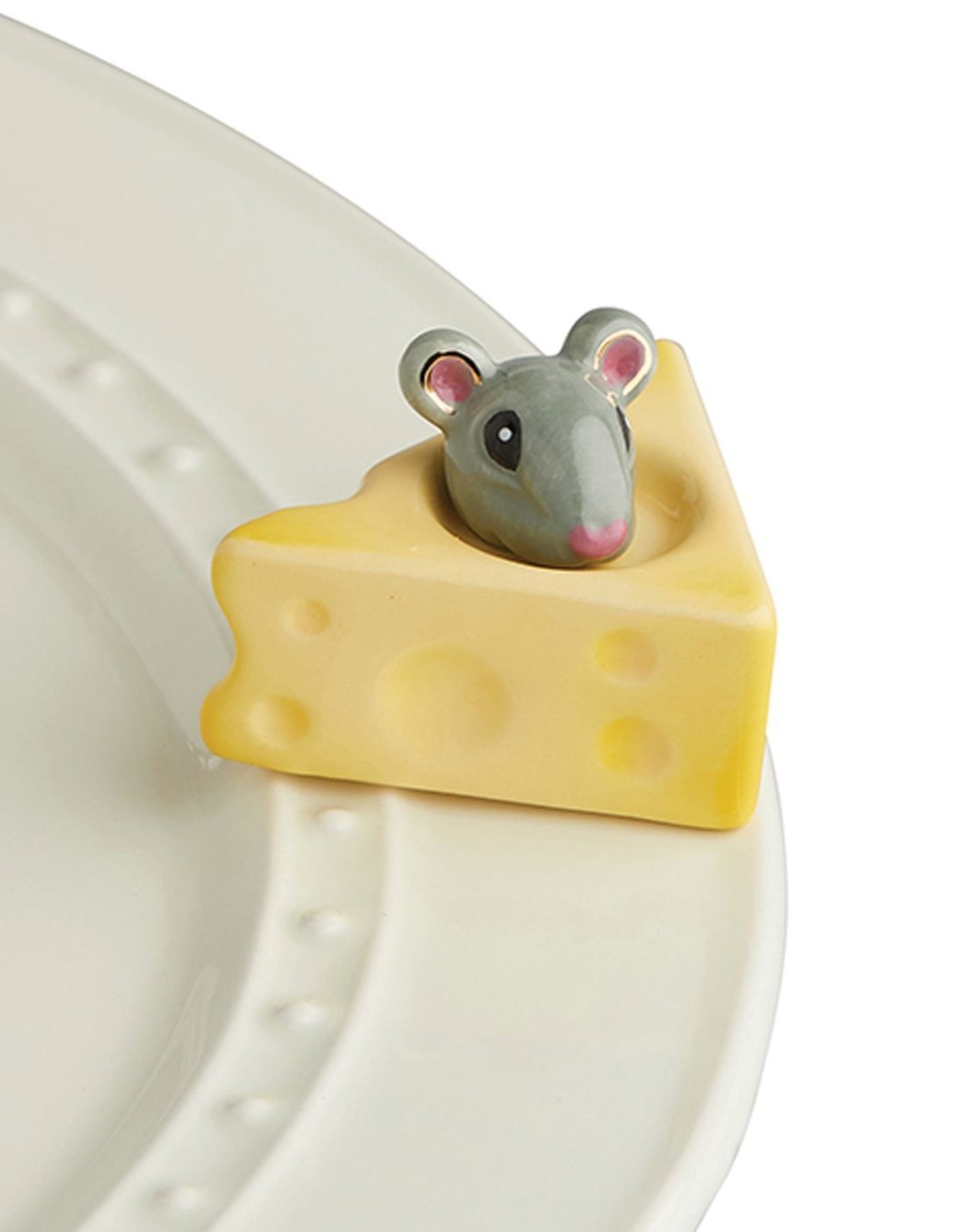 Nora Fleming Mini Cheese, Please! Mouse & Cheese