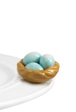 Nora Fleming Mini Robin's Egg Blue Nest