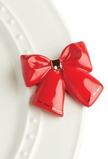 Nora Fleming Mini Red Bow