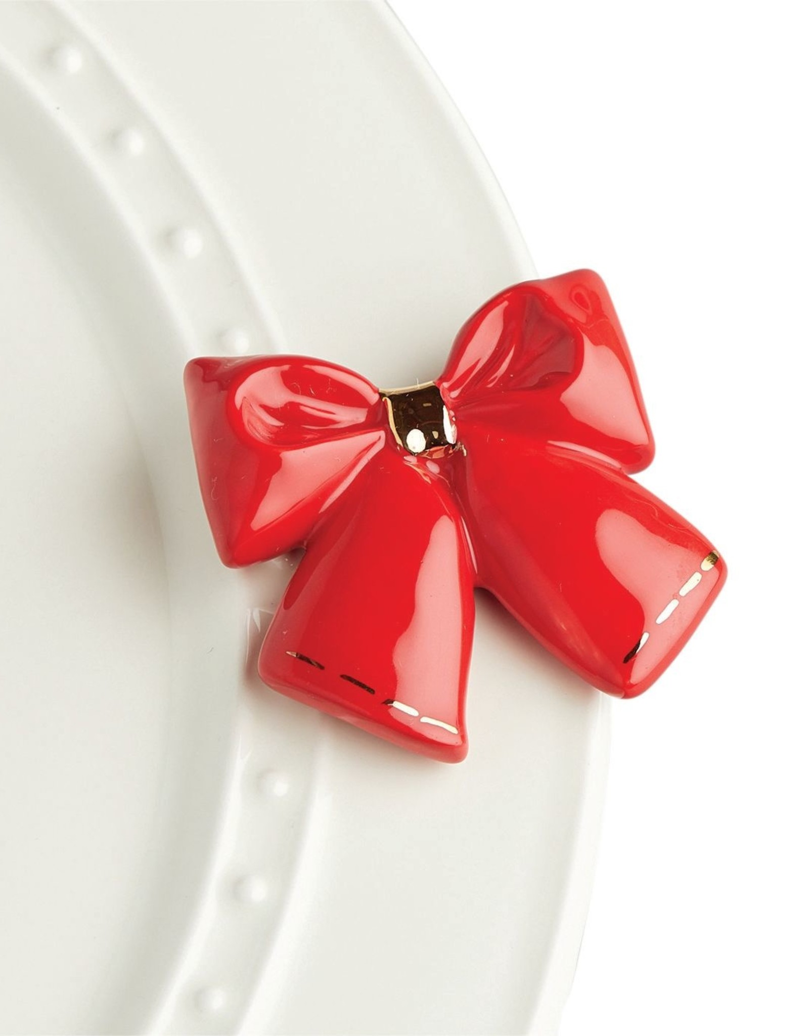 Nora Fleming Mini Red Bow
