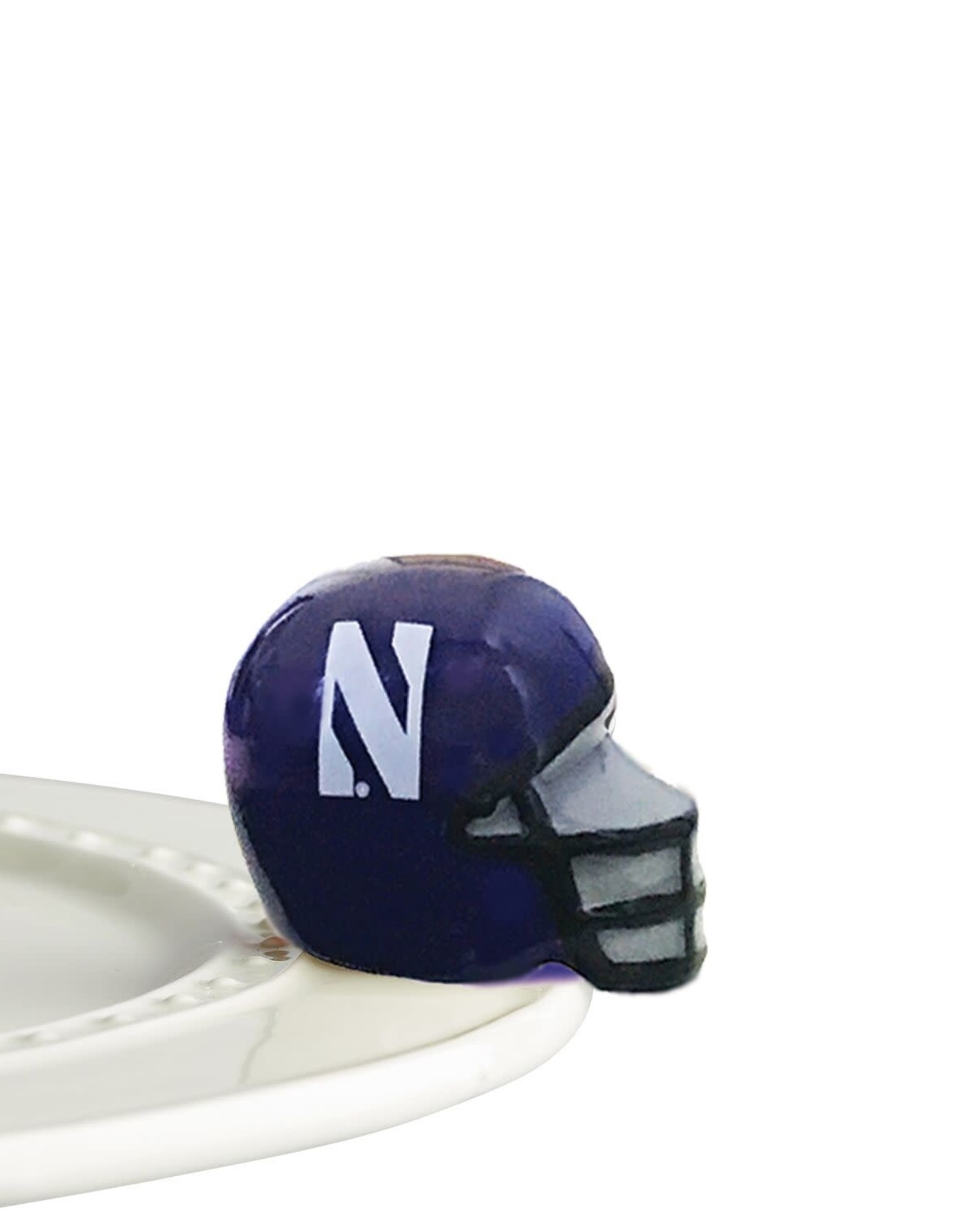 Nora Fleming Mini Helmet Northwestern