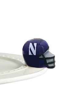 Nora Fleming Michigan State Helmet Mini