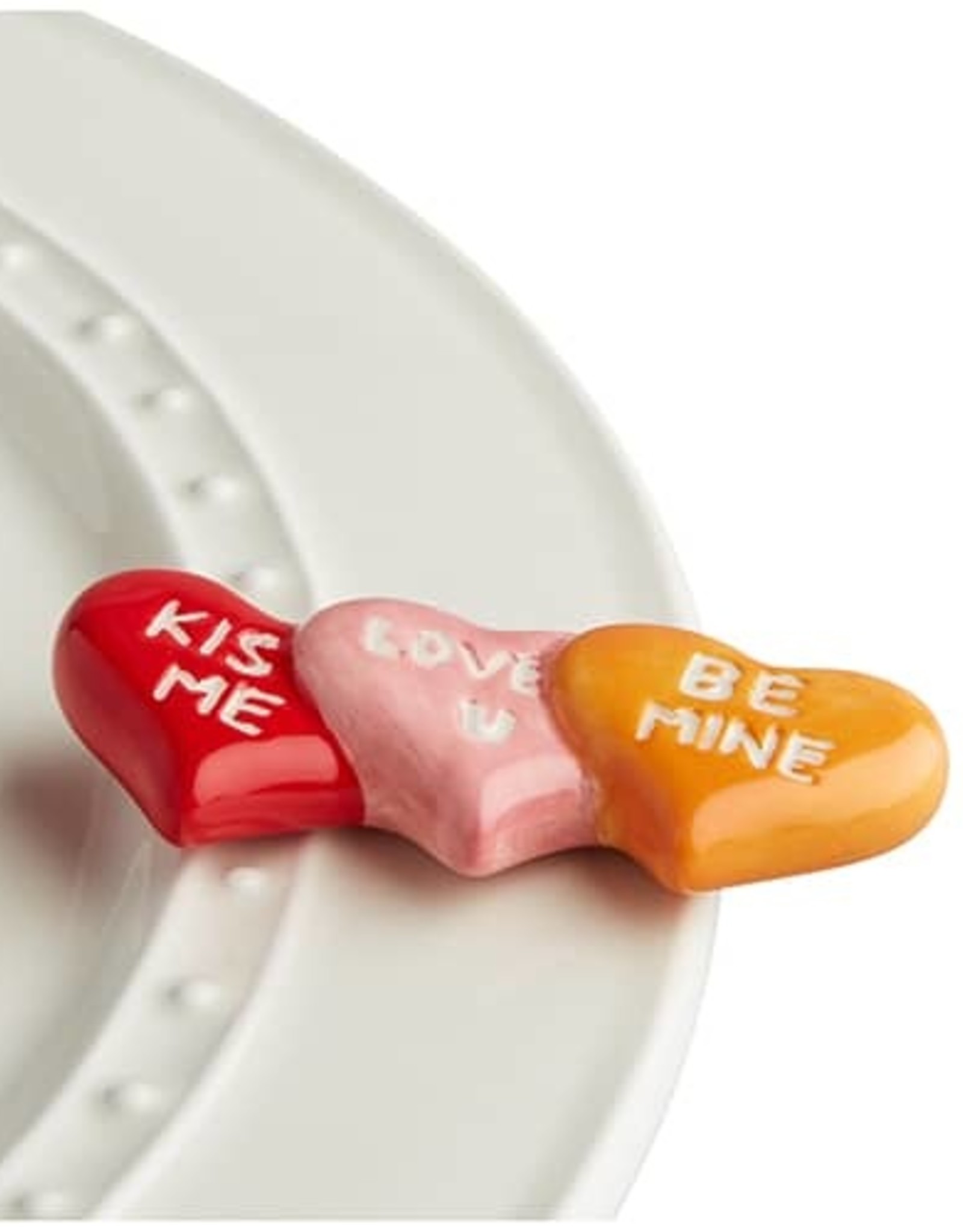 Nora Fleming Mini It's A Love Thing Convo Hearts