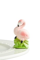 Nora Fleming Mini Tickled Pink Flamingo
