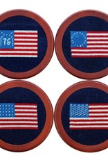 Smather's & Branson Coaster Set American Flags