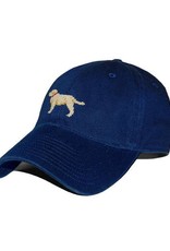 Smather's & Branson Hat Yellow Lab on Navy Twill