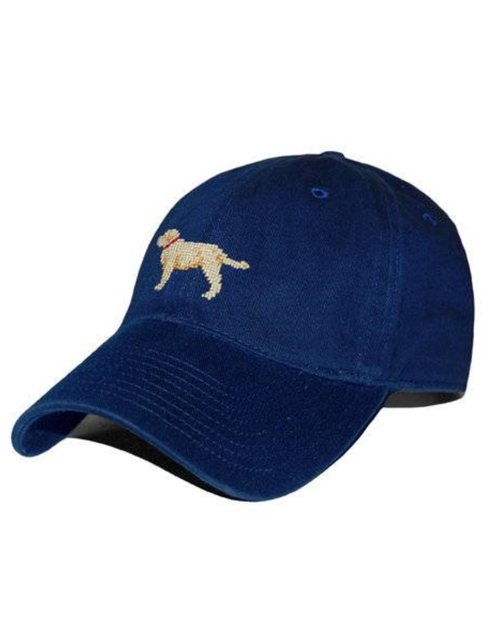 Smather's & Branson Hat Yellow Lab on Navy Twill