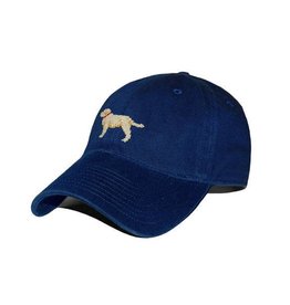 Smather's & Branson Hat Yellow Lab on Navy Twill