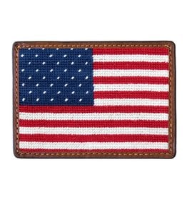 Smather's & Branson Card Wallet  Big US Flag