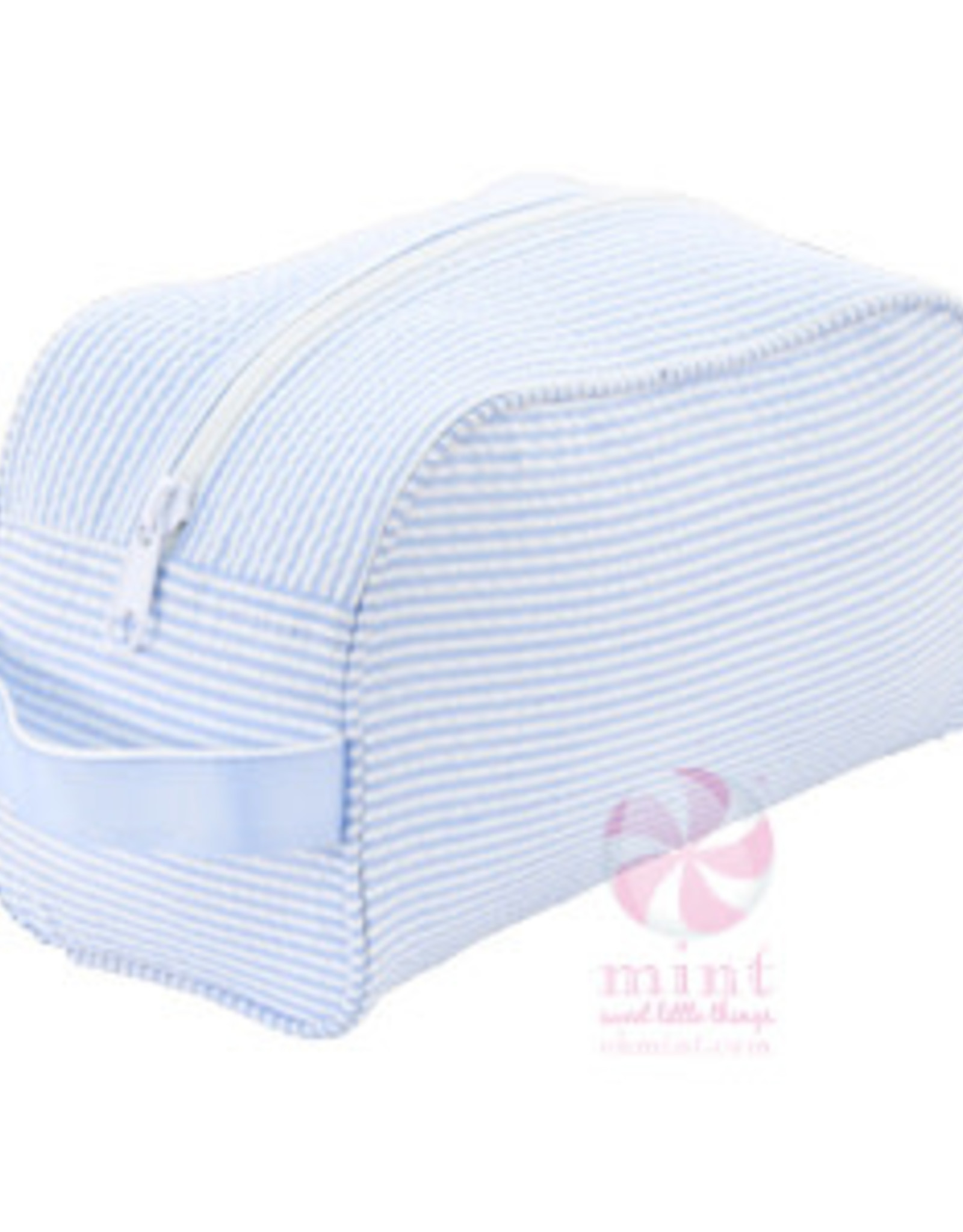 Mint Traveler Baby Blue Seersucker