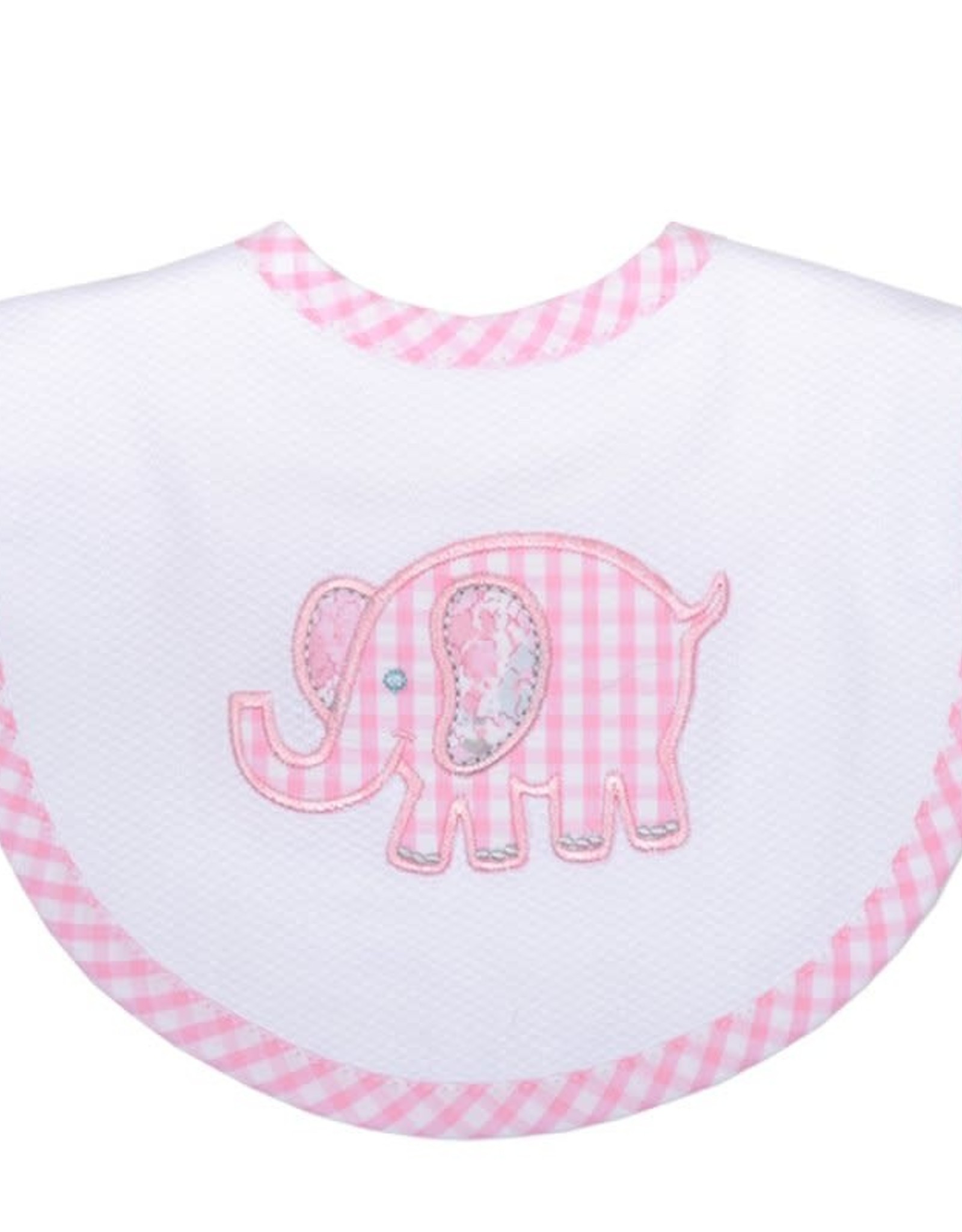 Three Marthas Basic Bib Pink Elephant