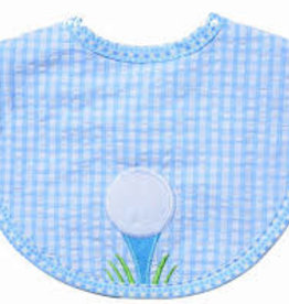 Three Marthas Basic Bib Blue Golf