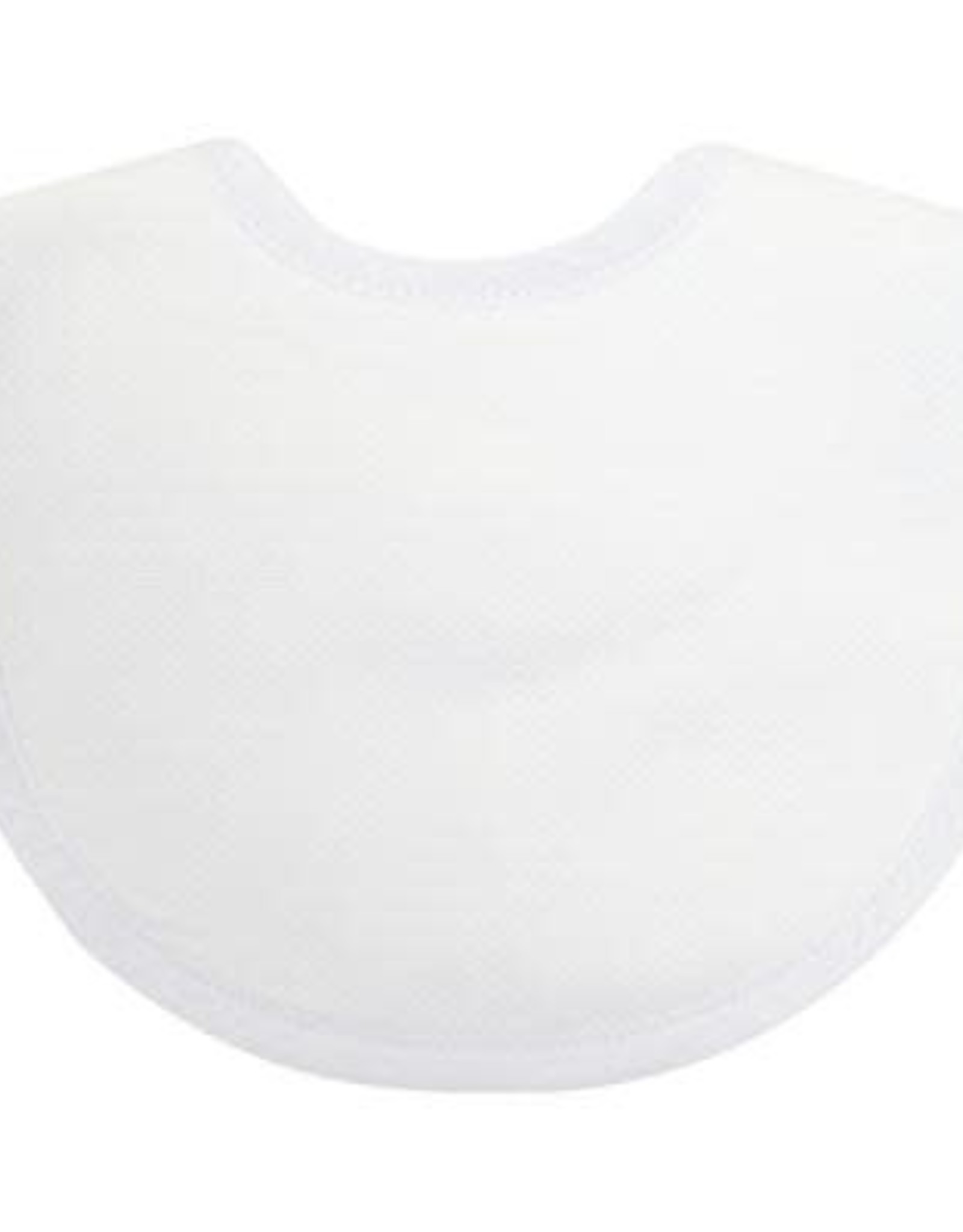 Three Marthas Basic Bib White Seersucker