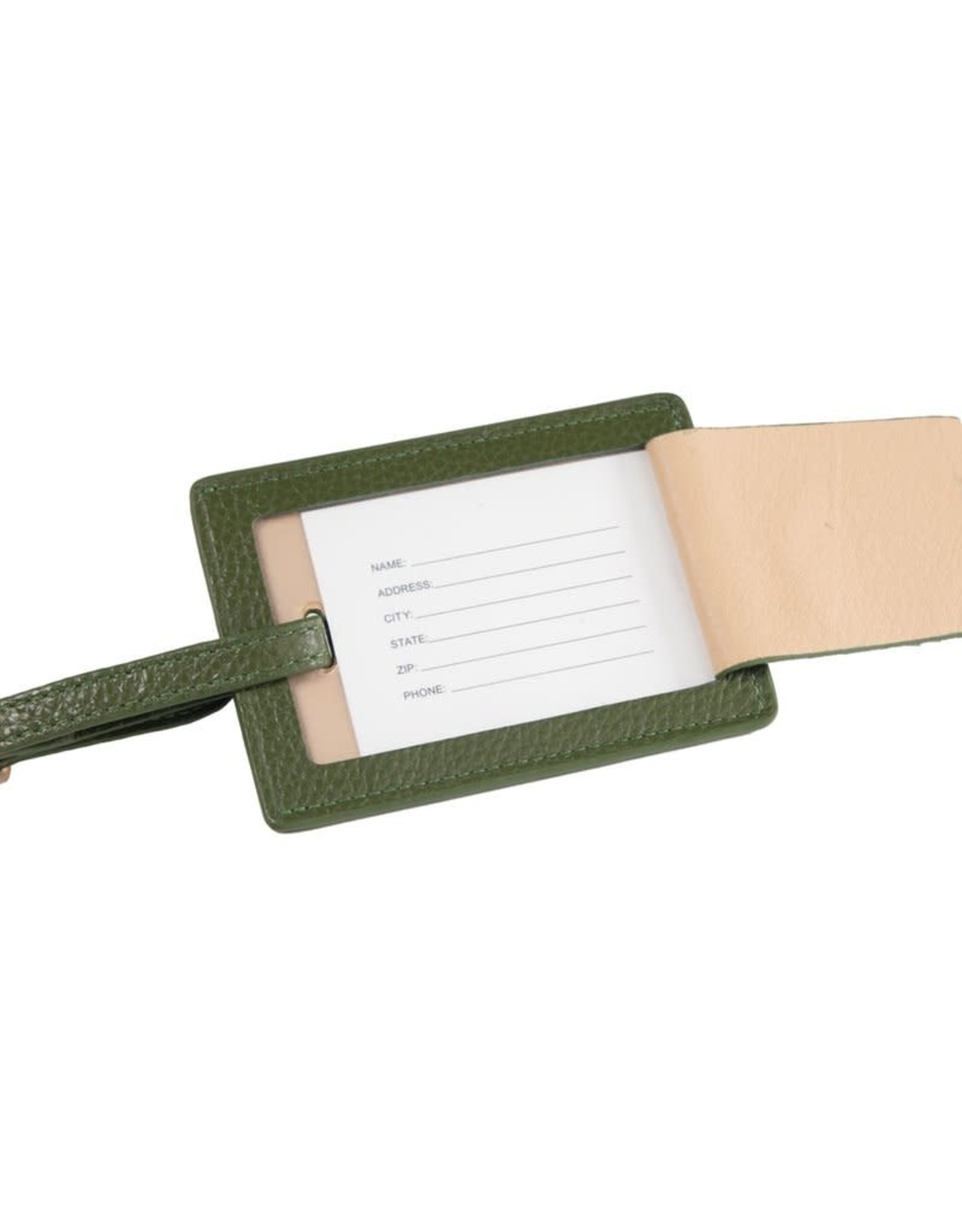 Brouk & Co Luggage Tag Stanford Forest Green