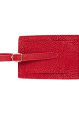 Brouk & Co Stanford Luggage Tag Red