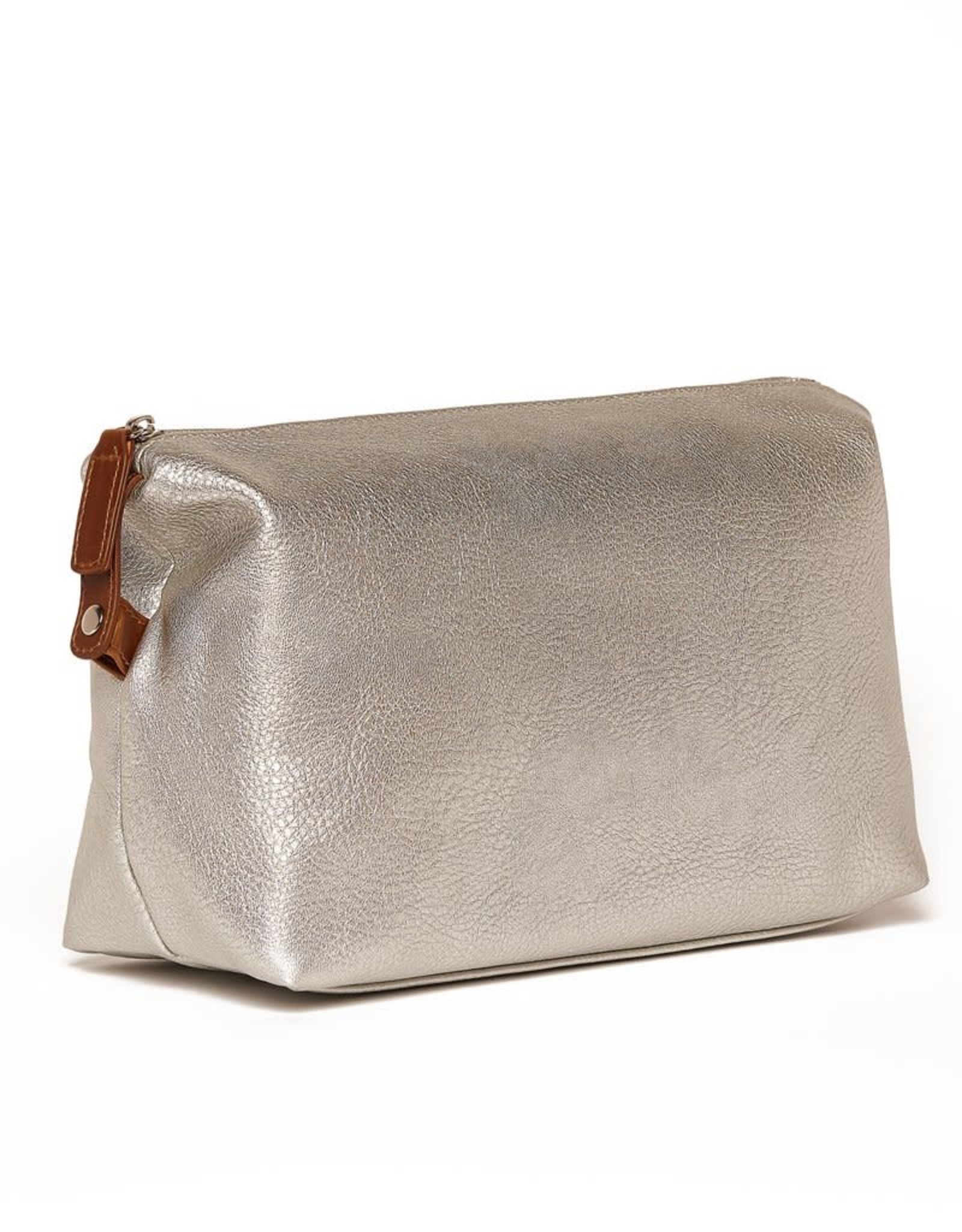 Brouk & Co Croft Dopp Kit Bright Silver