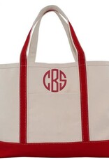 CB Station Large Canvas Tote Red