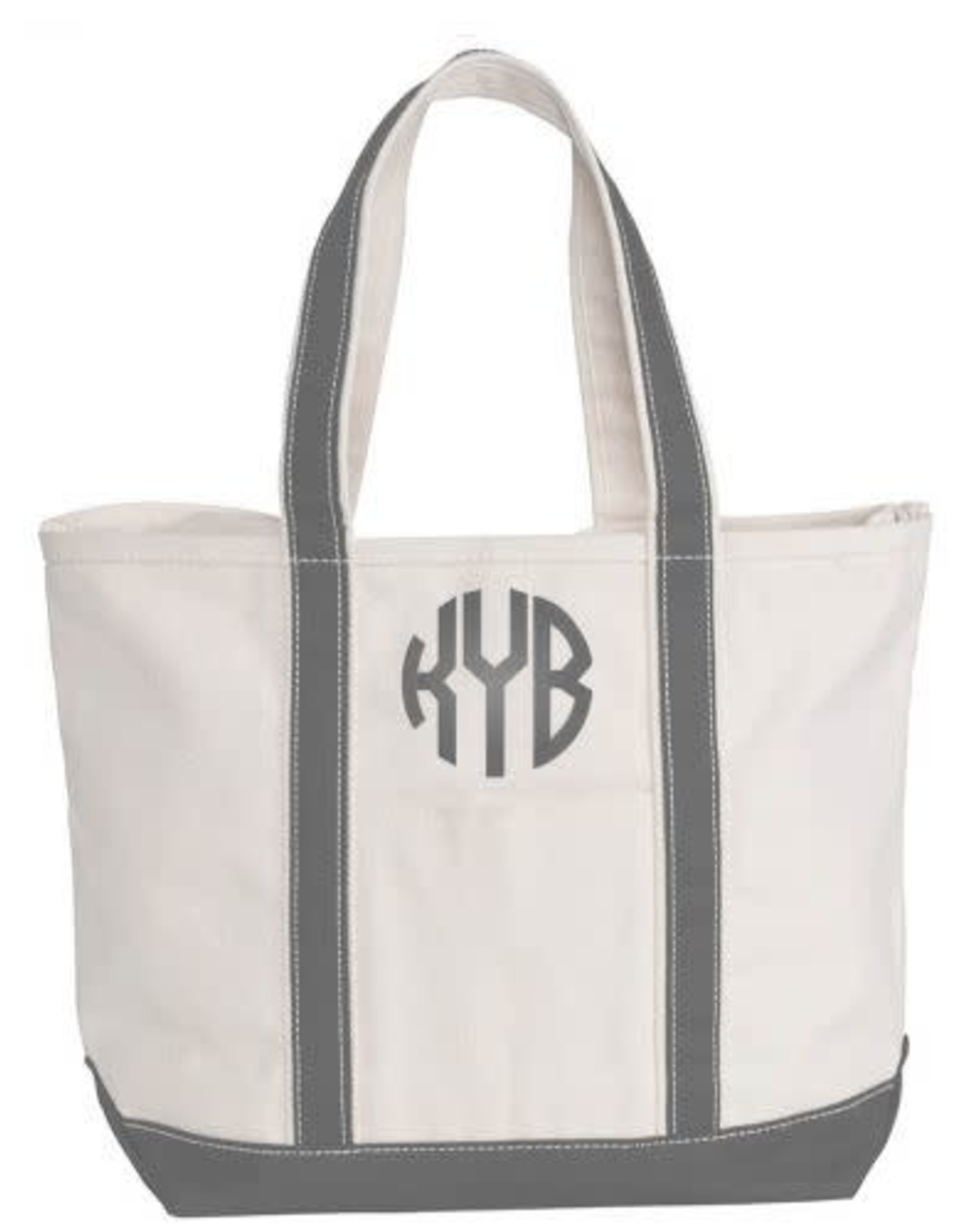 CB Station Medium Grey Canvas Tote