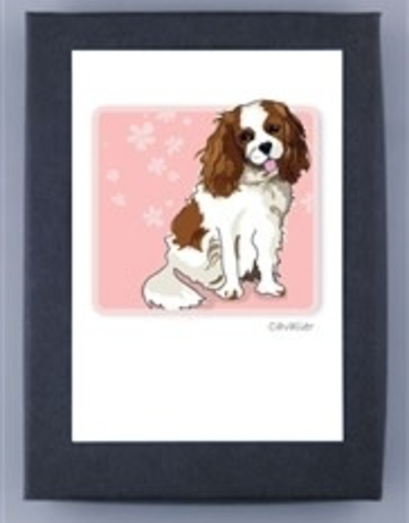 Paper Russells Cavalier Sitting