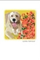 Paper Russells Golden w/flowers Notecards