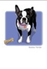Paper Russells Boston Terrier