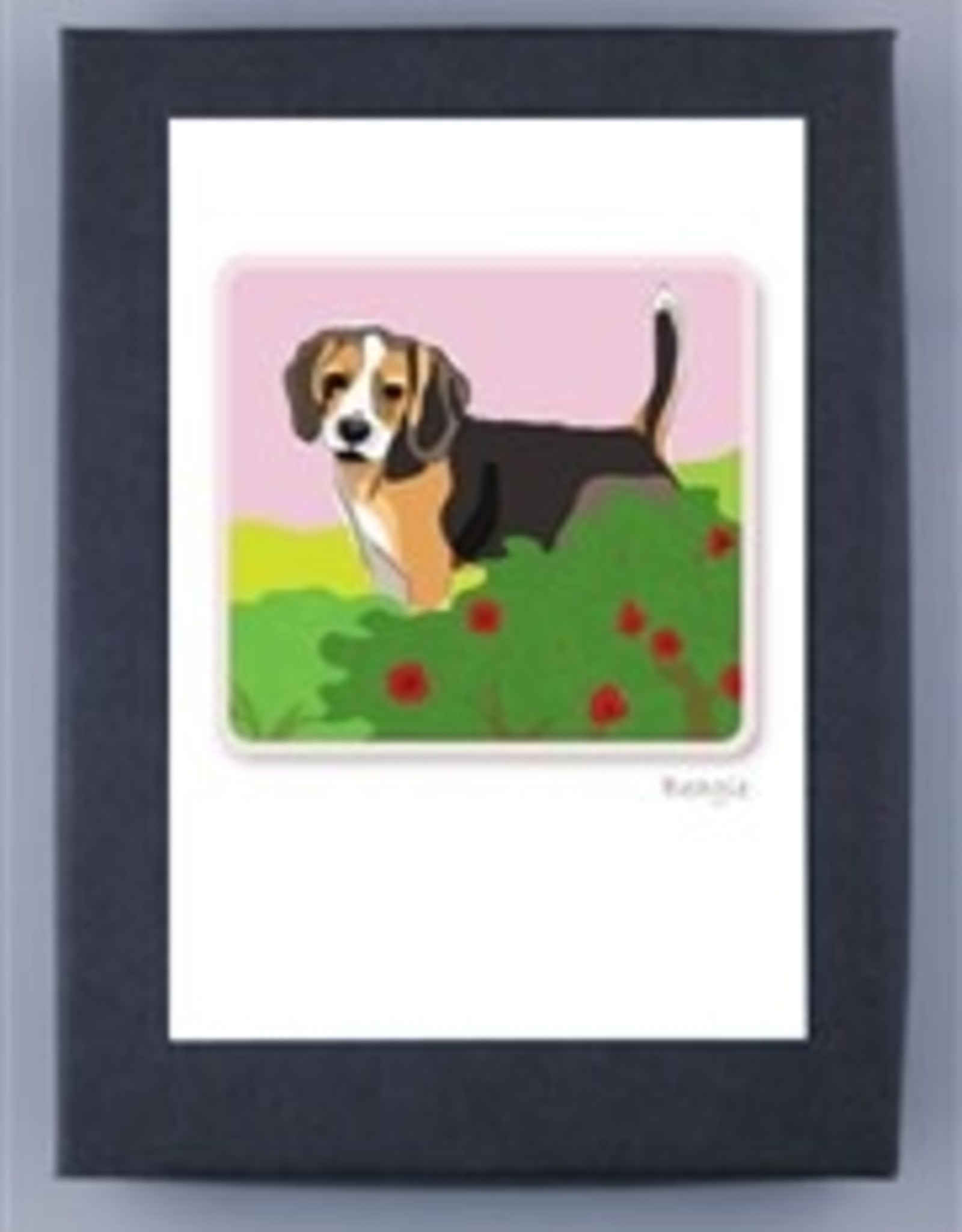 Paper Russells Beagle Tail Up Notecards