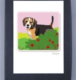 Paper Russells Beagle Tail Up Notecards