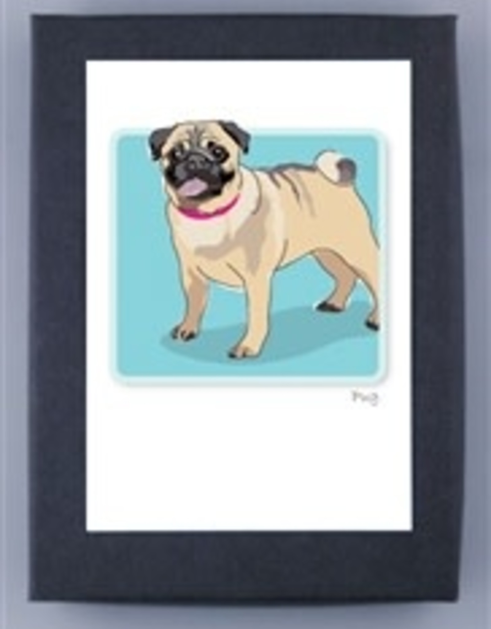 Paper Russells Pug Standing