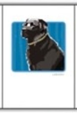 Paper Russells Black Lab Side Profile Cards