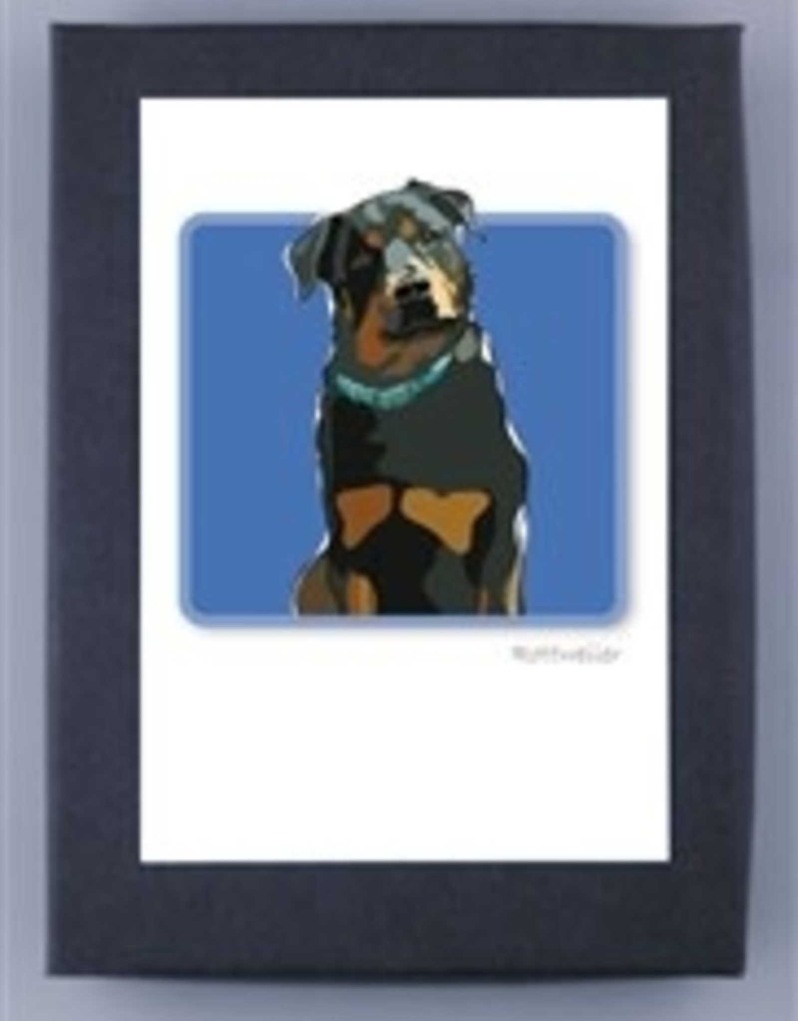 Paper Russells Rottweiler/blue Collar