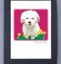 Paper Russells Coton de Tulear Notecards