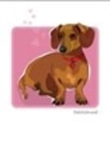 Paper Russells Dachshund Brown